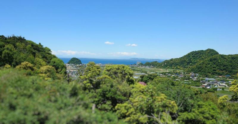 ほしふるキャンプ場からの景色